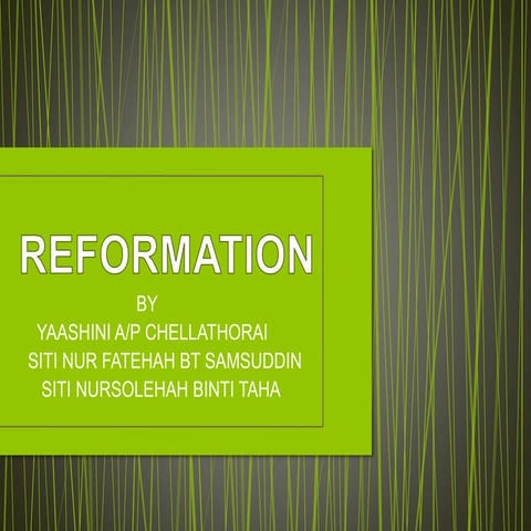 Reformation 