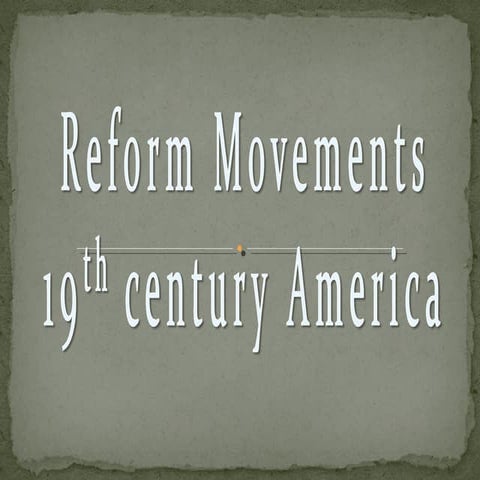 Reform movement