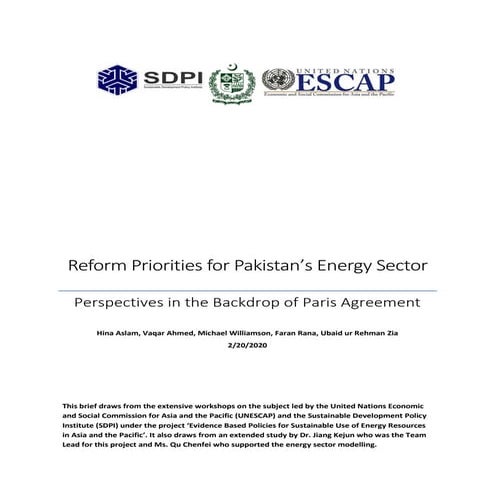 Energy sector of pakistan | PPTX