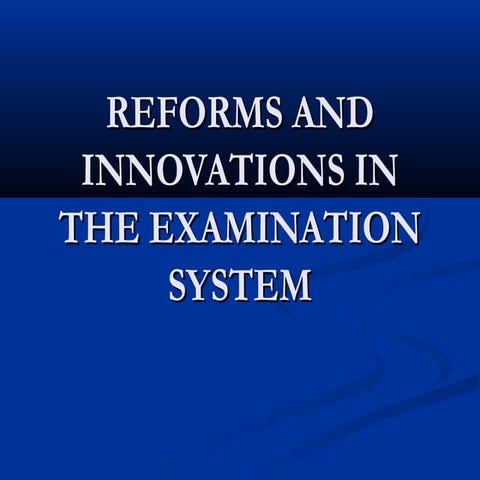 Reforms (power point)