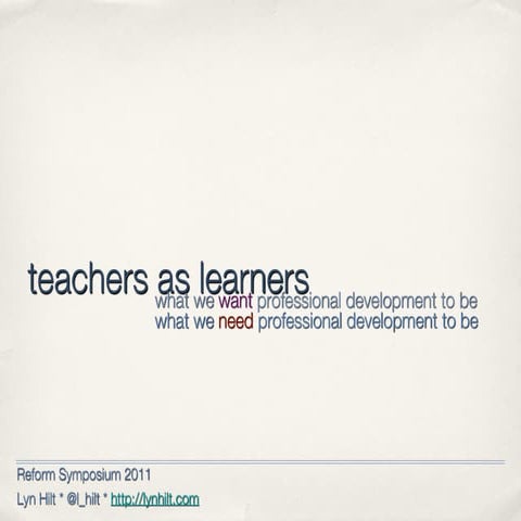 Reform Symposium 2011