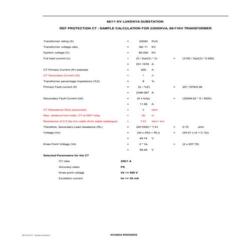 Ref protn ct   sample calculation