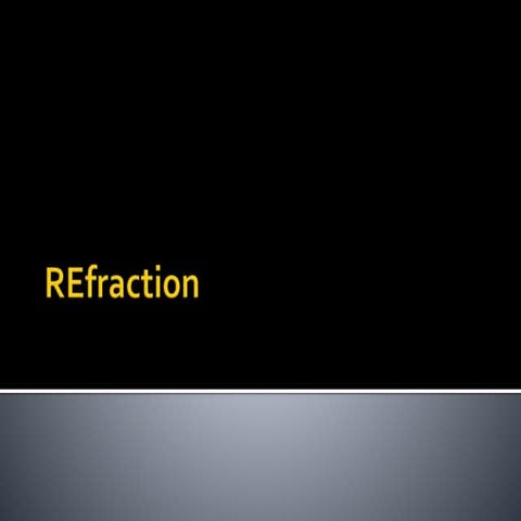 Refraction