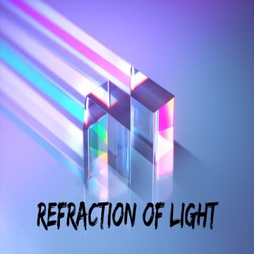 Refraction of light