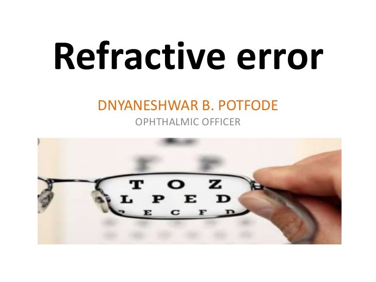 Refractive error