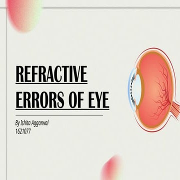 Refractive errors of eye MYOPIA HYPERMETROPIA.pptx