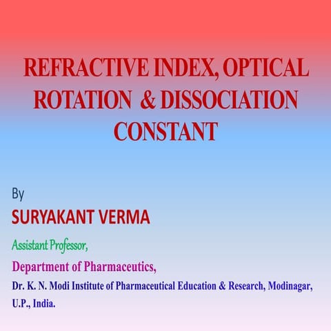 Refractive index