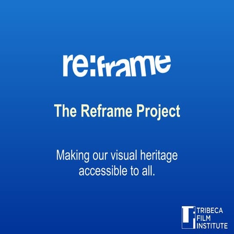Reframe Overview For EFF