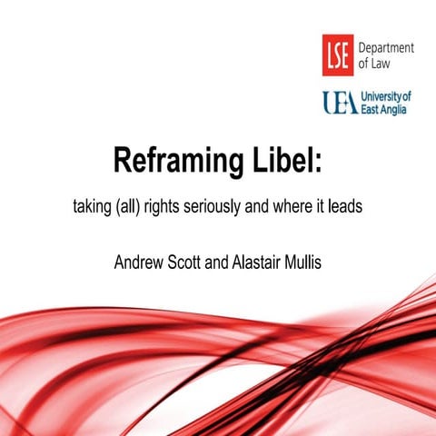 Reframing libel  scott&mullis