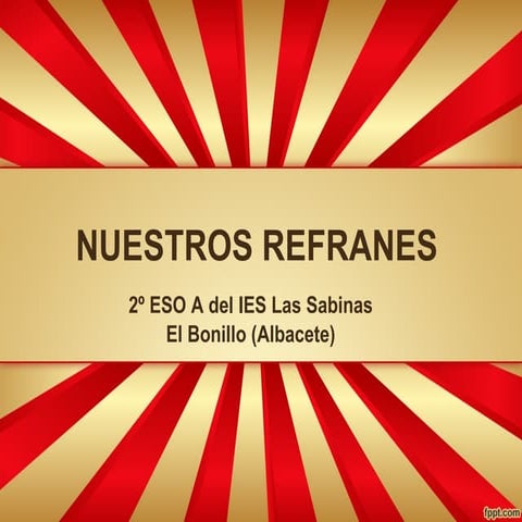 Refranes | PPTX