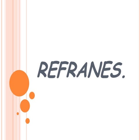 Refranes | PPT