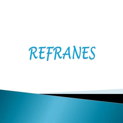 Refranes