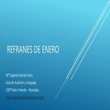 Refranes para el mes de marzo | PPTX