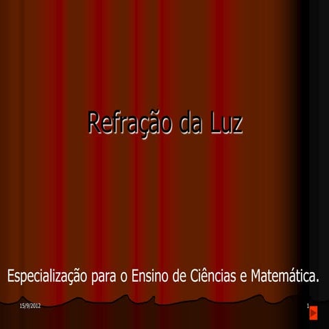 Refração da luz
