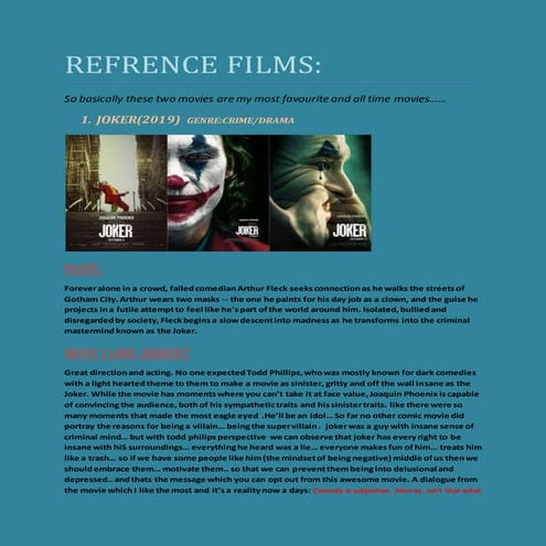 Refrence films