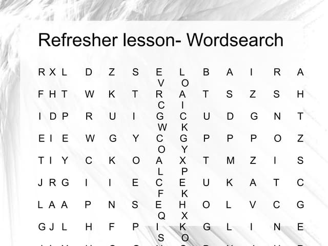Refresher