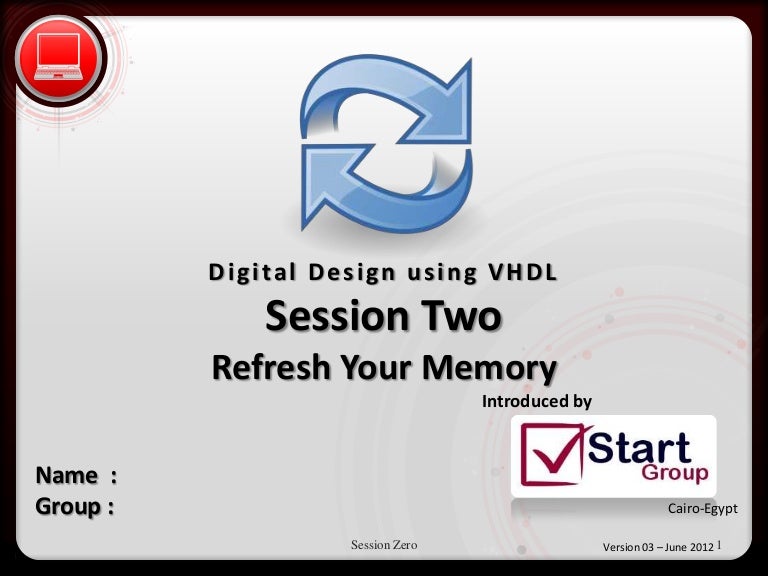 Refresh your memory 1