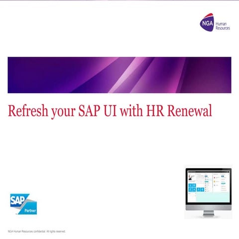 Refresh your SAP UI with HR Renewal