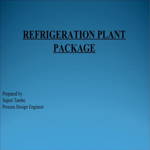 Refrigeration