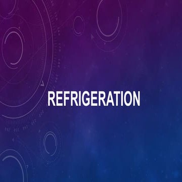 Refrigeration