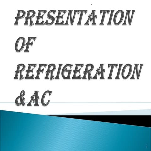 Refrigeration