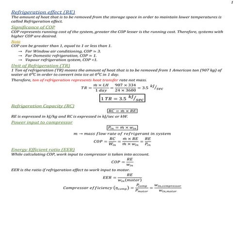 Refrigeration and air conditioning notes for gate