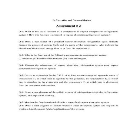 Refrigeration and air conditioning-3