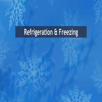 Refrigeration and Chilling.pptx