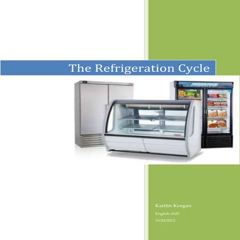 Refrigeration cycle paper