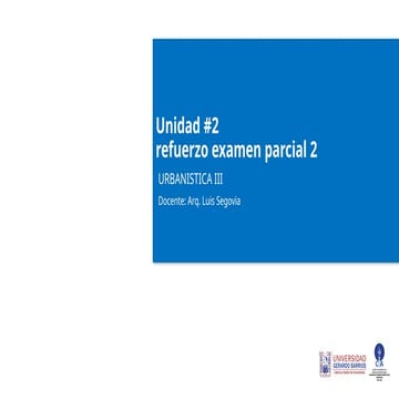 Criterios de trazado en sistemas residenciales. • La organización del espacio...