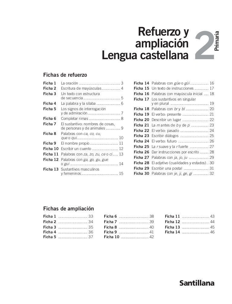 Refuerzo Lengua 2