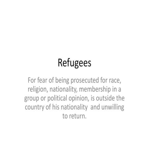 Refugees