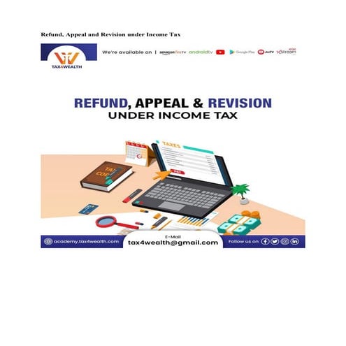 Get Refund, Appeal and Revision under Income Tax | Academy Tax4wealth