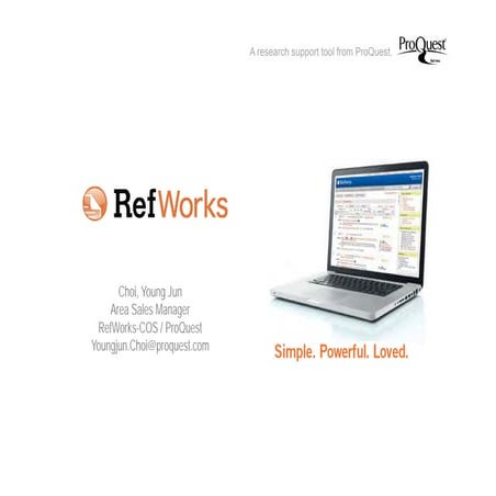 RefWorks 매뉴얼 | PDF