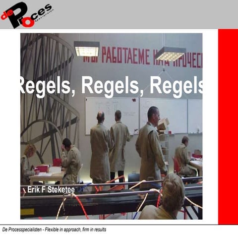 Regels,regels, hoeveel meer regels helpen?