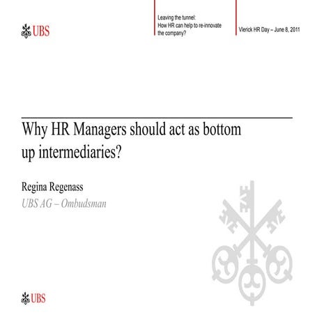 HR Innovation: Regina Regenass