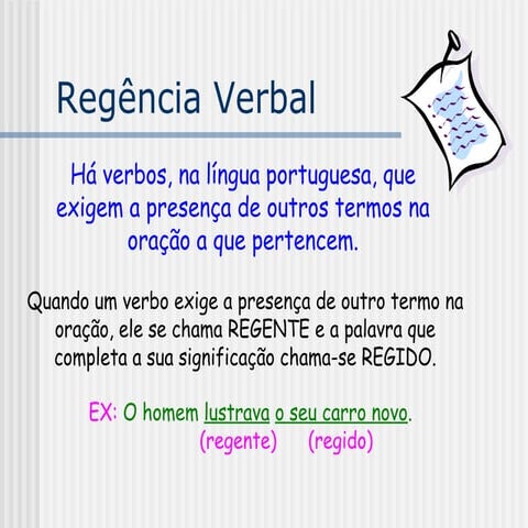 Regencia verbal (1) | PPT