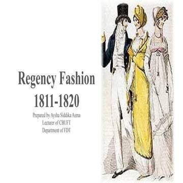 Empire Silhouettes, Unveiling Regency Era.pptx