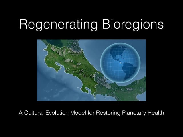Regenerating Bioregions with Universities