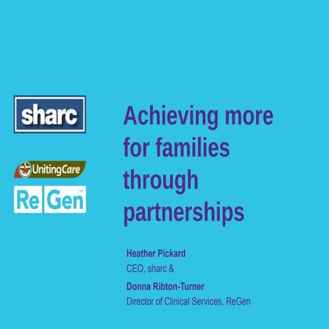 ARC Family Support Program: joint ReGen & sharc presentation