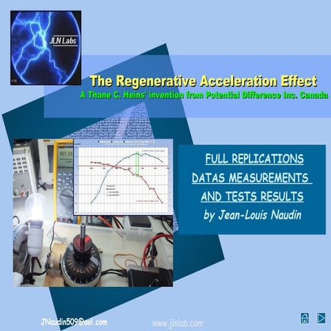 ReGenX (Regenerative Acceleration Generator) replication : FULL TESTS REPORT by JLN