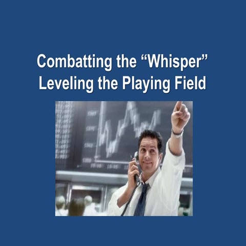 Regulation Fair Disclsoure Presentation.ppt