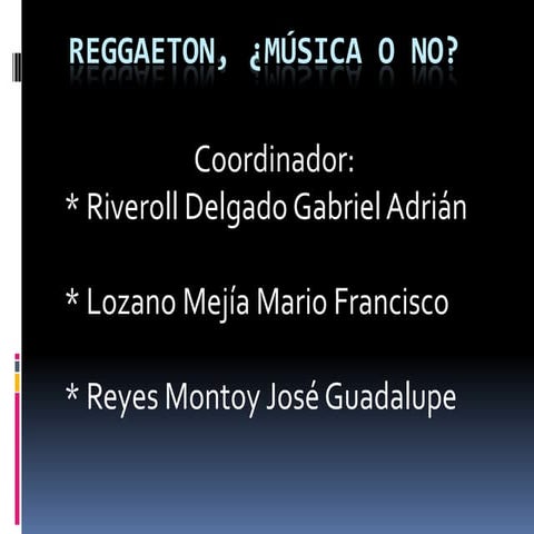 Reggaeton