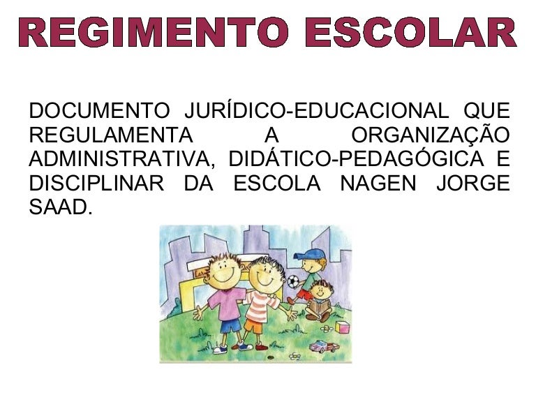 Regimento escolar 2014 (5º ao 8º ano)