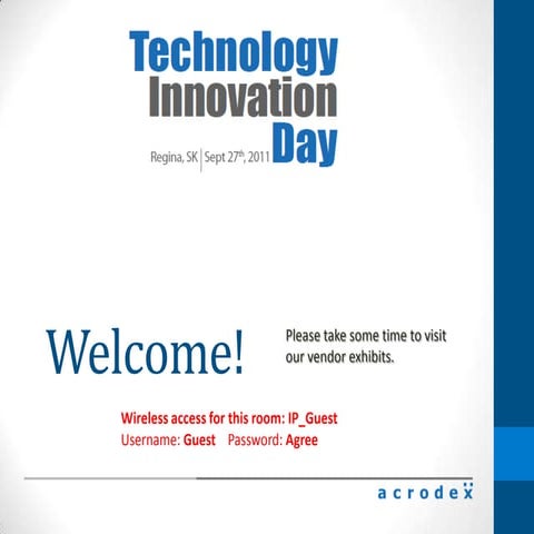 Regina Technology Innovation Day