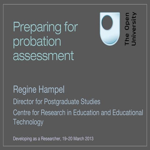 Regine Hampel   Probation Assessment-2013