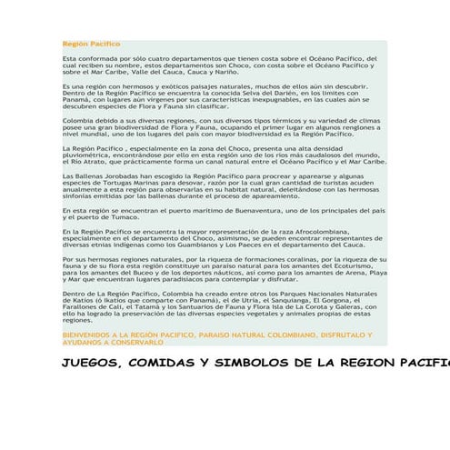 Región pacifico