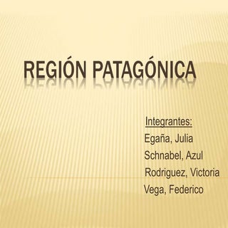 Región patagónica 