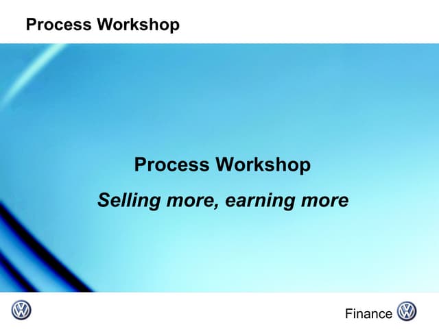 Sales Process workshop