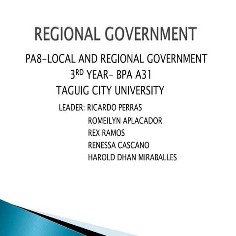 Regional government